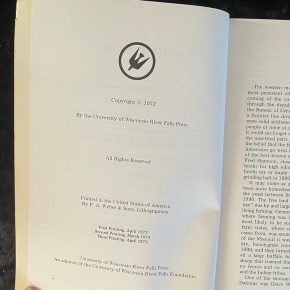 Frontier Woman by Walker D. Wyman | 1978 | Vintage Western Bio - Picture 2 of 10